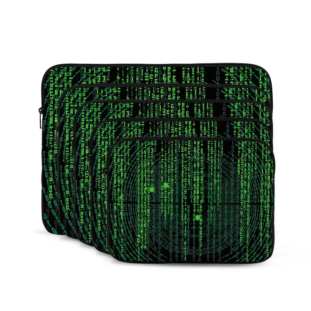 Matrix Original Green Design Notebook Laptop Bag Case Pouch Notebook Sleeve Cover Bag Tablet Shockproof Case Bag
