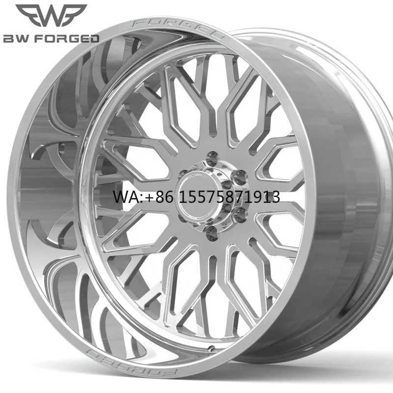 

Кованые легкосплавные диски Chrome Polished Deep Dish для грузовиков 6x139.7 8x180 8x165.1 8x170 8x200