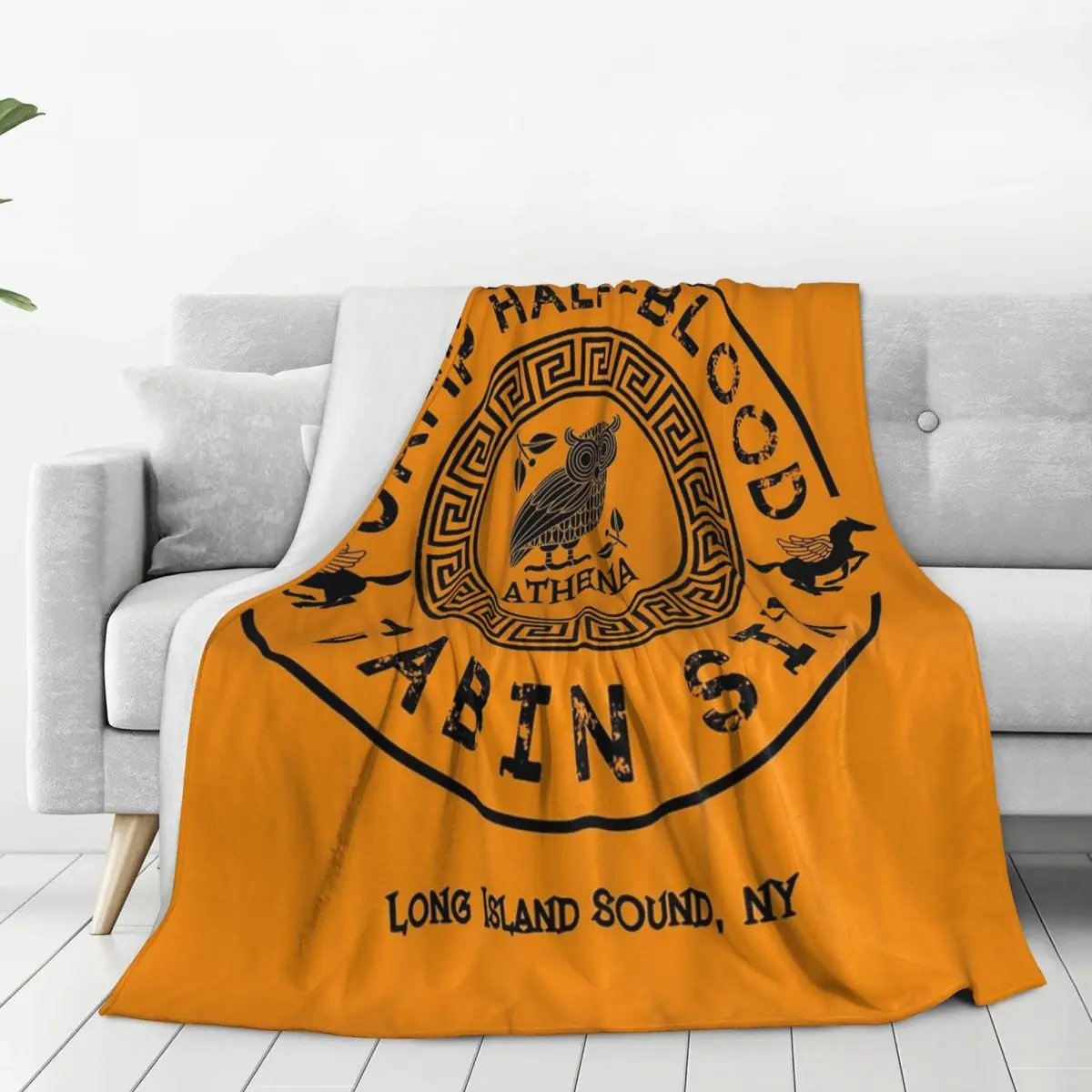 Cabin Six - Athena - Percy Jackson - Camp Half-Blood - Blanket Fleece Lightweight Throw Blankets Sofa For Couch Throws Bedspread