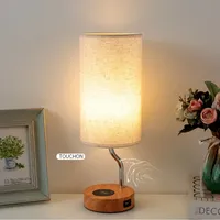 Led Desk Lamp Wireless Charging Modern Table Lamp Wireless Phone Charge 3 Way Dimmable USB Rechargeable Lamps Light Fixture