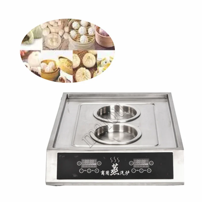 

One Holes Steamer Steaming Buns Machine Stainless Steel Desktop Electric Boiler Vapour Dumpling/Baozi Food Furnace