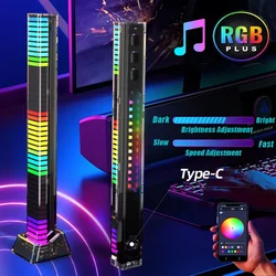 LED Rhythm Gaming Ambient Light Sound Control Light Smart APP Control Music Rhythm Ambient Light Desktop Decoration