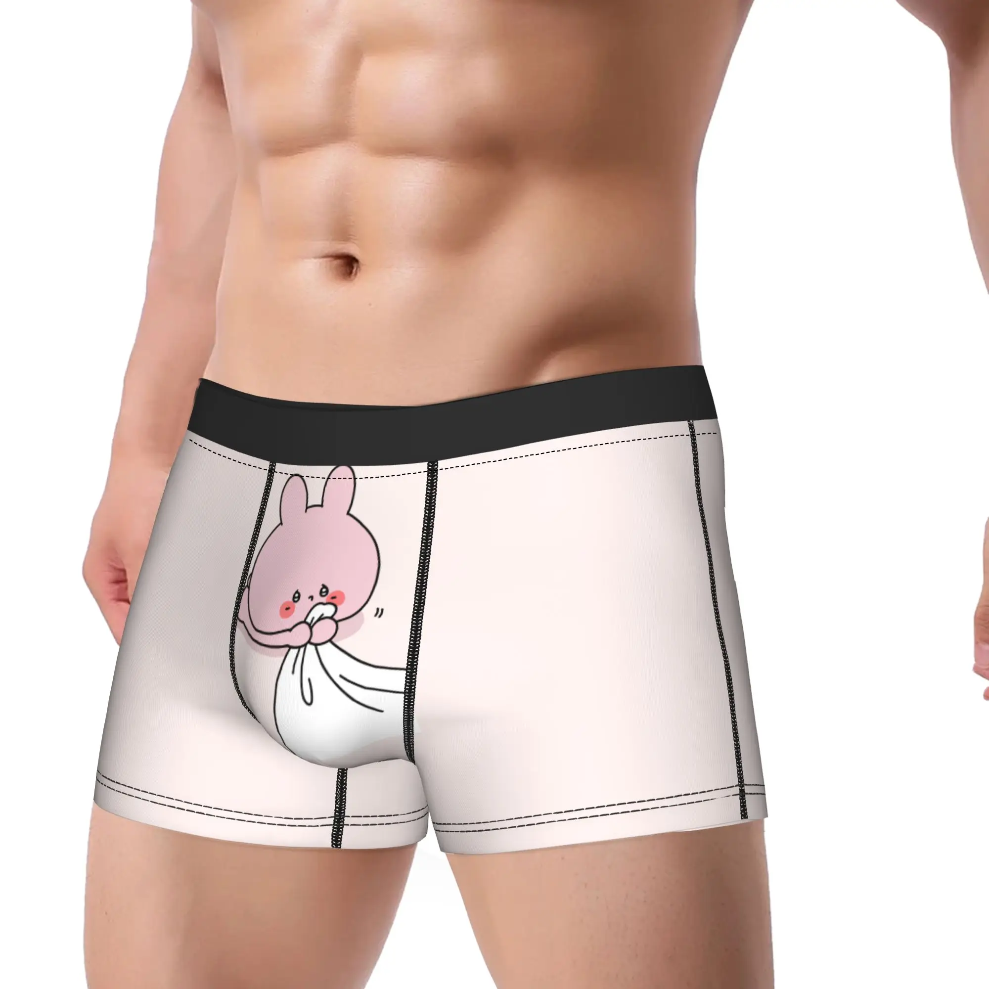 Asamimichan and Anemimi Boxer Shorts  3D Pouch Underwear High Quality Pattern Shorts Briefs Comfortable Men Panties Large Size