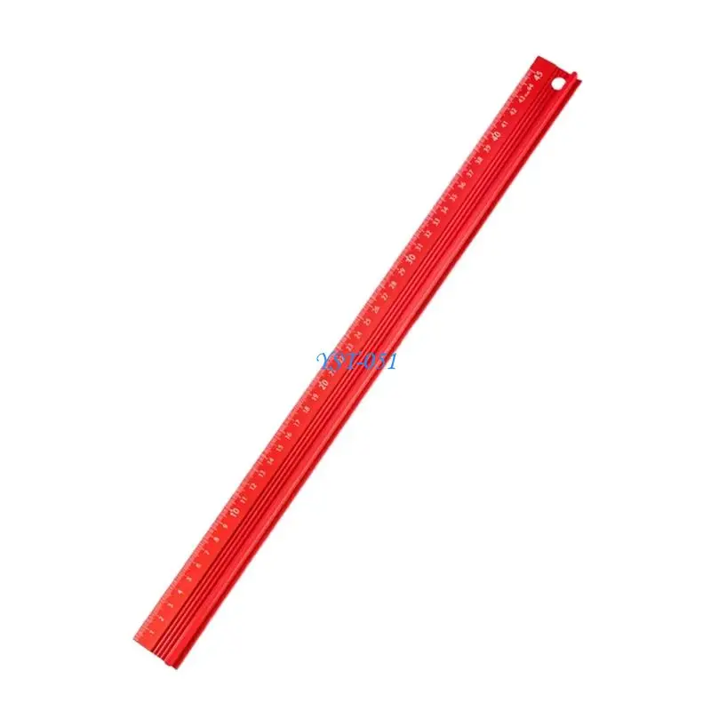 E15A Not Slip Drafting Ruler Aluminum Ruler Suitable for Detailed Technical Drawing