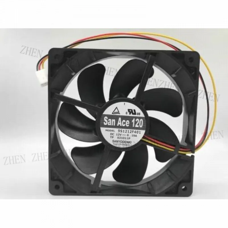 

Y ДЛЯ Sanyo San Ace 120 9S1212F401 12025 DC12V 0,19A 120*25 мм 3-контактный инвертор охлаждения