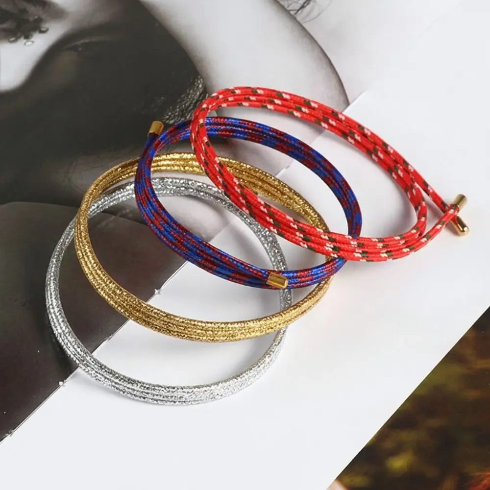 Multicolor Magnetic Rope Adjustable Slim Thin Design Magnetic Rope Bracelet 51cm Length Automatic Magnetic DIY Jewelry Cord