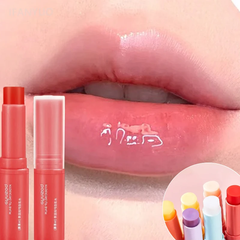Bálsamo labial hidratante de frutas, nutrición duradera, hidratante, Reduce las líneas de los labios, menta, melocotón, olor a fresa, maquillaje para el cuidado de los labios