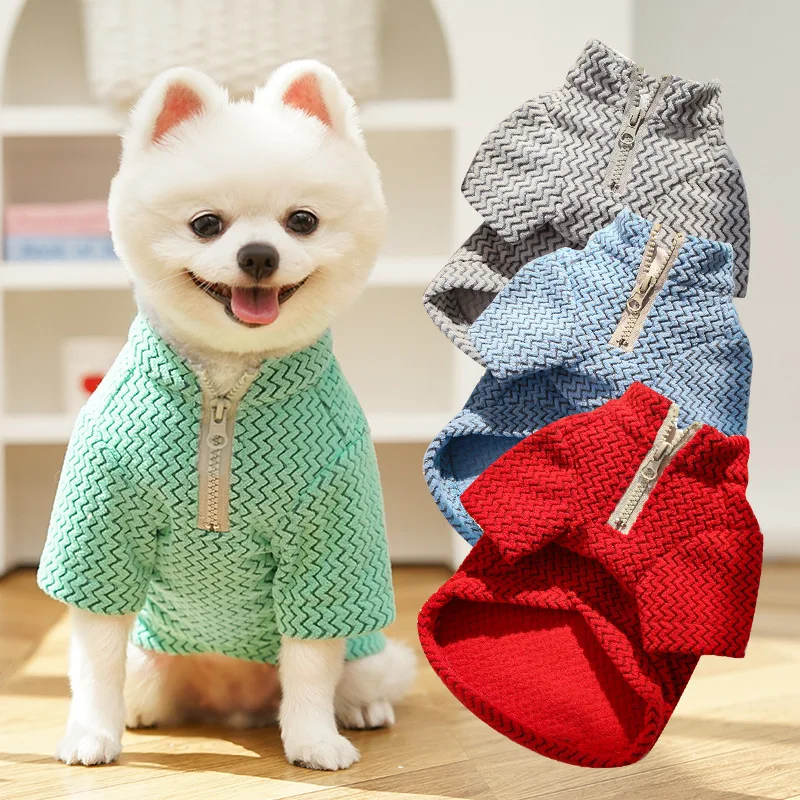 

Dog Outfit Small Medium Puppy Coat Cat Costume Outdoor Clothing With Zipper Chihuahua Pomeranian Ropa Perro Clothes Wholesale