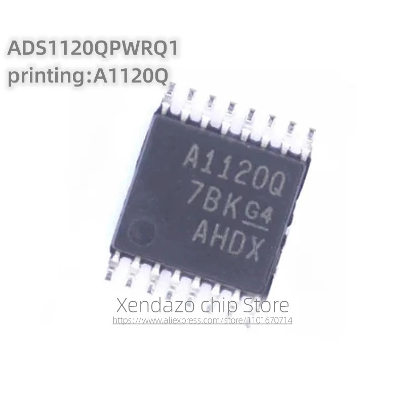 

5pcs/lot ADS1120QPWRQ1 Silk screen printing A1120Q TSSOP-16 package Original genuine Analog-to-digital converter chip