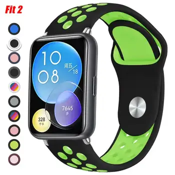 Atmungsaktives Band für Huawei Fit 2 Armband Smart Watch Silikonarmband Sport Correa Vitalität Armband Huawei Fit 2 NEUES Zubehör