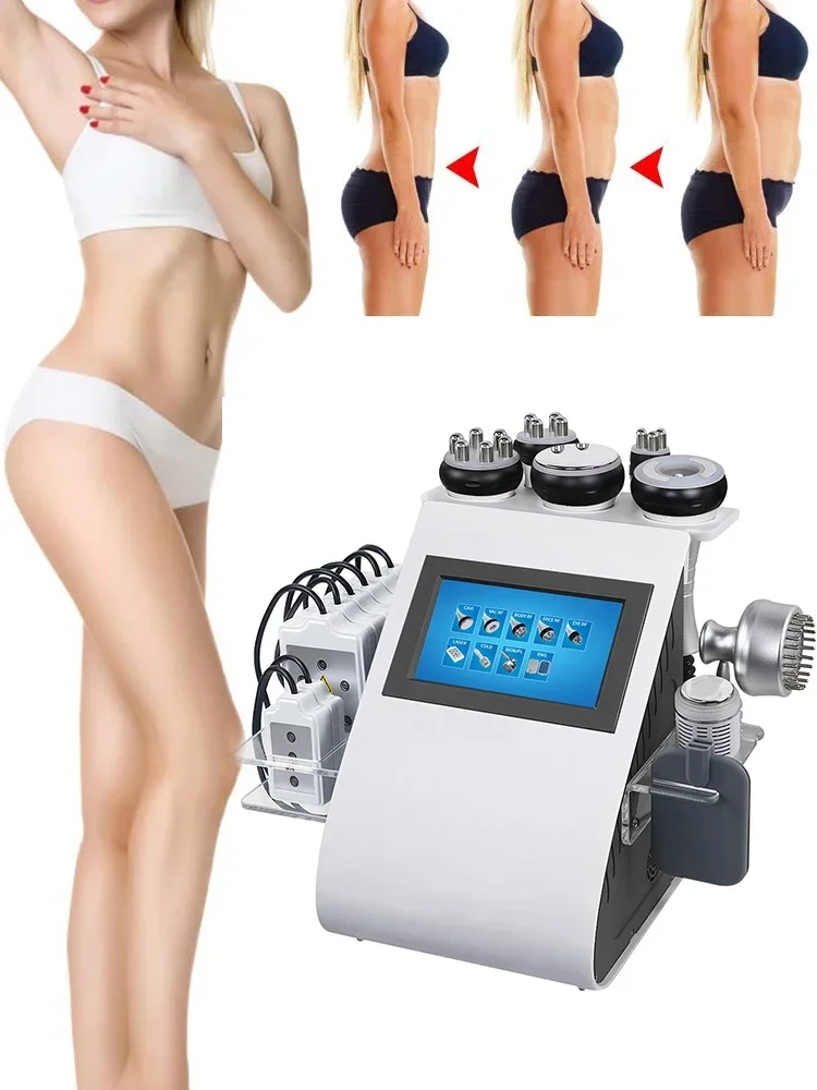 9 w 1 kawitacja ultradźwiękowa maszyna do spalania tłuszczu RF urządzenie wyszczuplające do ciała EMS LED Photon odmładzanie skóry Lifting dla urody — zdjęcie 2