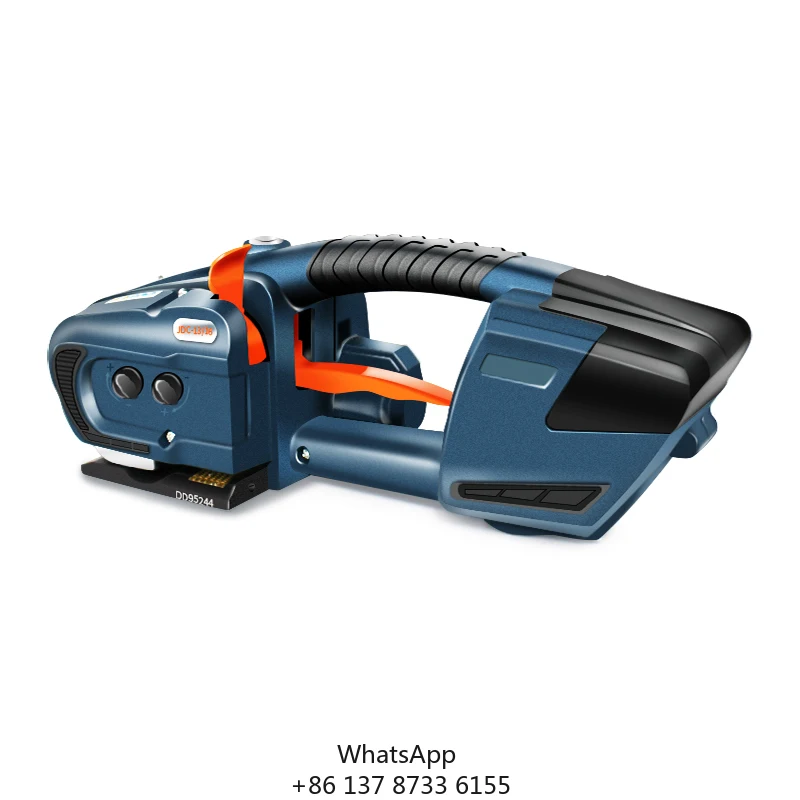 13/16 Handheld PET/PP Electric Battery Powered Plastic Packing Strapping Tool Machine For Secure Package Binding