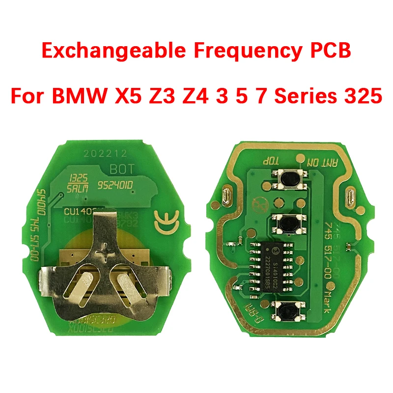 

CN006005 Сменная частота 315 МГц/434 МГц 3-кнопочный пульт дистанционного управления для BMW 3 5 7 X3 X5 Z3 Z4 EWS E38 E39 E46 M5 325 325i