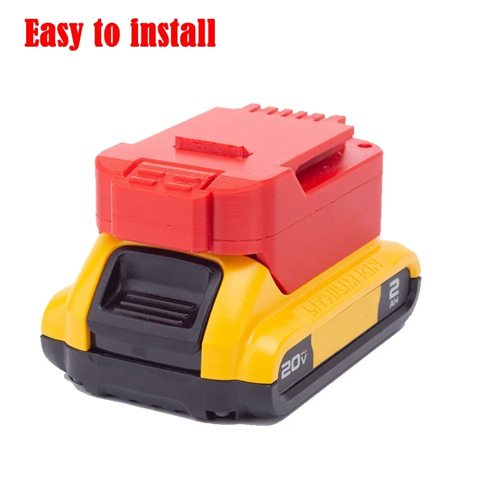 Battery Converter Adapter for DeWalt 18V Lithium Battery to for Bauer 20V Li-ion Battery Electric Screwdriver Tool