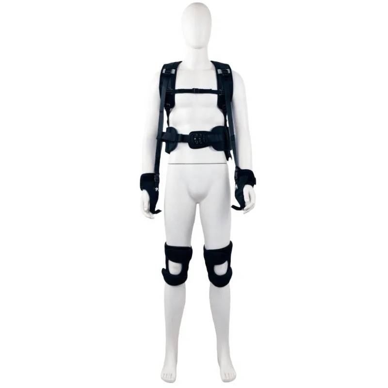 Flexible and strong hand exoskeleton, elastic waist upgrade, waist, back and arm assist.