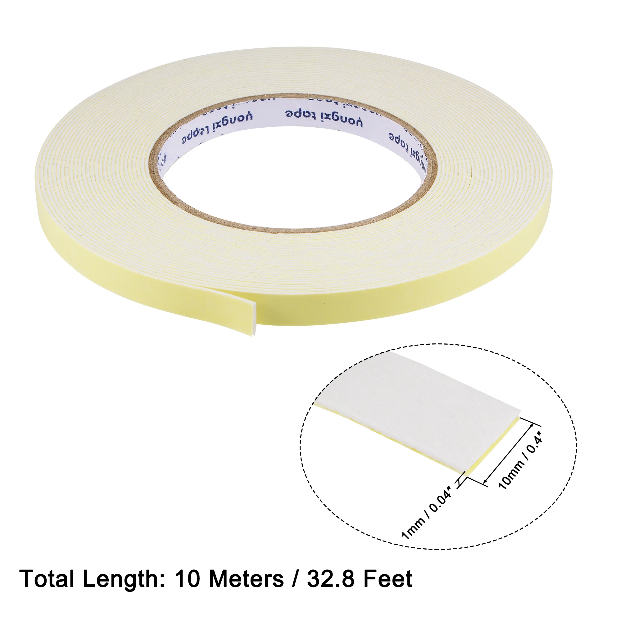 Uxcell 1/2/3Pcs Sealing Foam Tape EVA Self Adhesive Weather Strip for Window Door Insulation