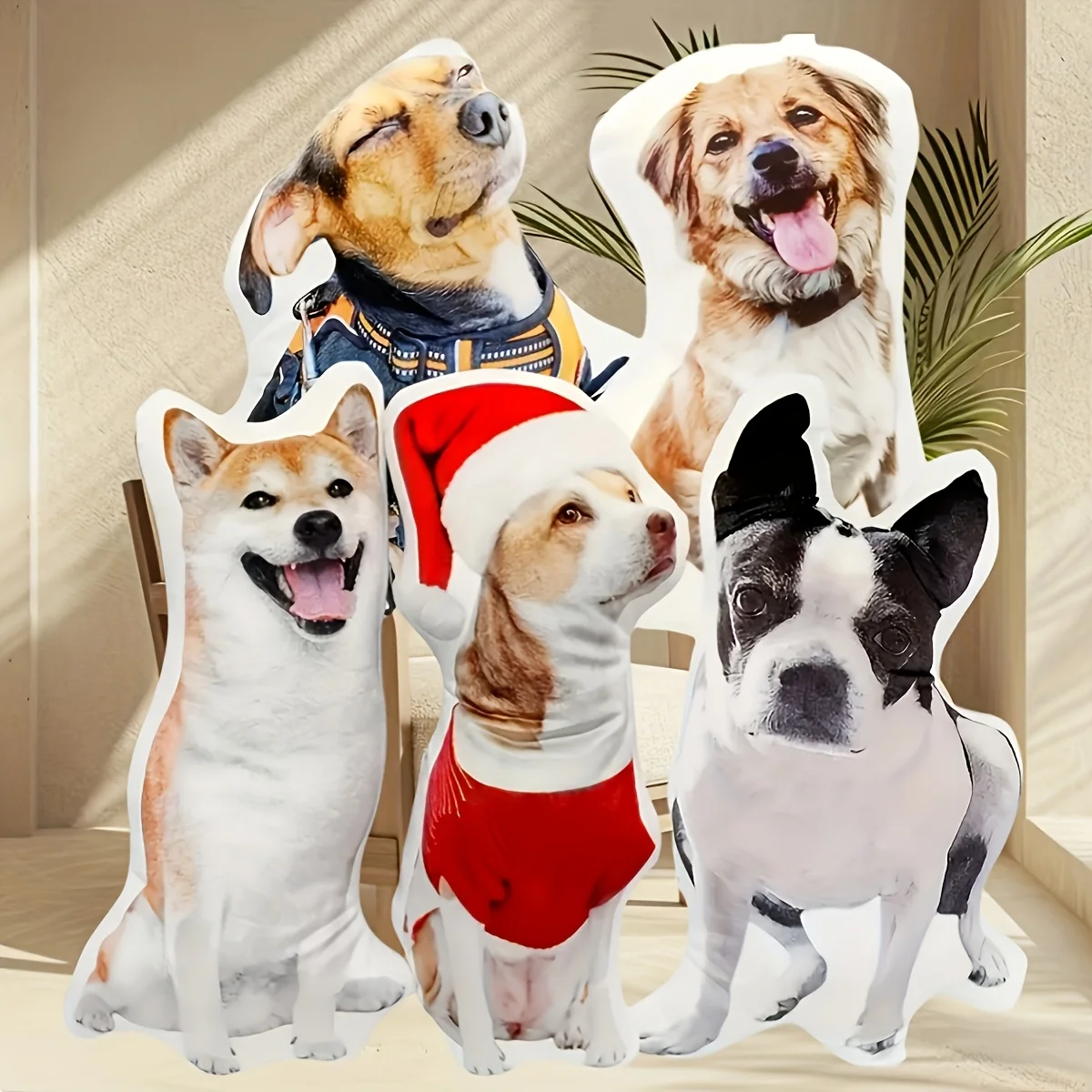 Customize Modern Style Pet Cat And Dog Pillows, Double-Sided Printing Process Design, Four-Season Multi-Functi