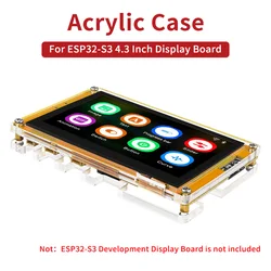 Acrylic Case for ESP32-S3 4.3 Inch 800*480 Display Development Board for Arduino LVGL HMI 8M PSRAM 16M Flash WIFI&Bluetooth
