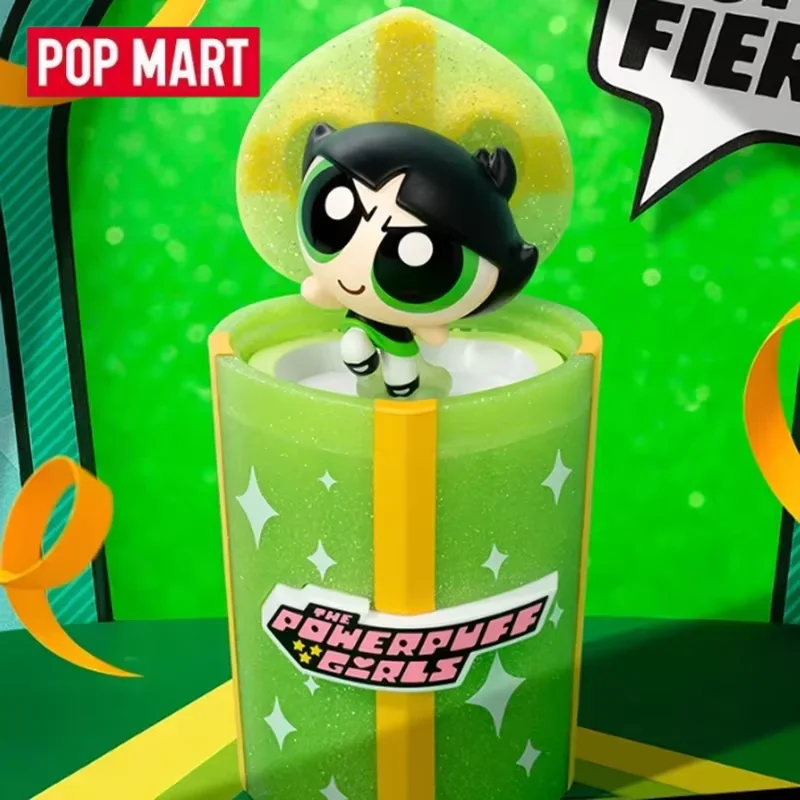 بوب مارت ذا باوربف بنات حفلة مفاجأة سلسلة صندوق أعمى صندوق غامض دمية لطيف أنيمي الشكل تخمين حقيبة اللعب سطح المكتب #1