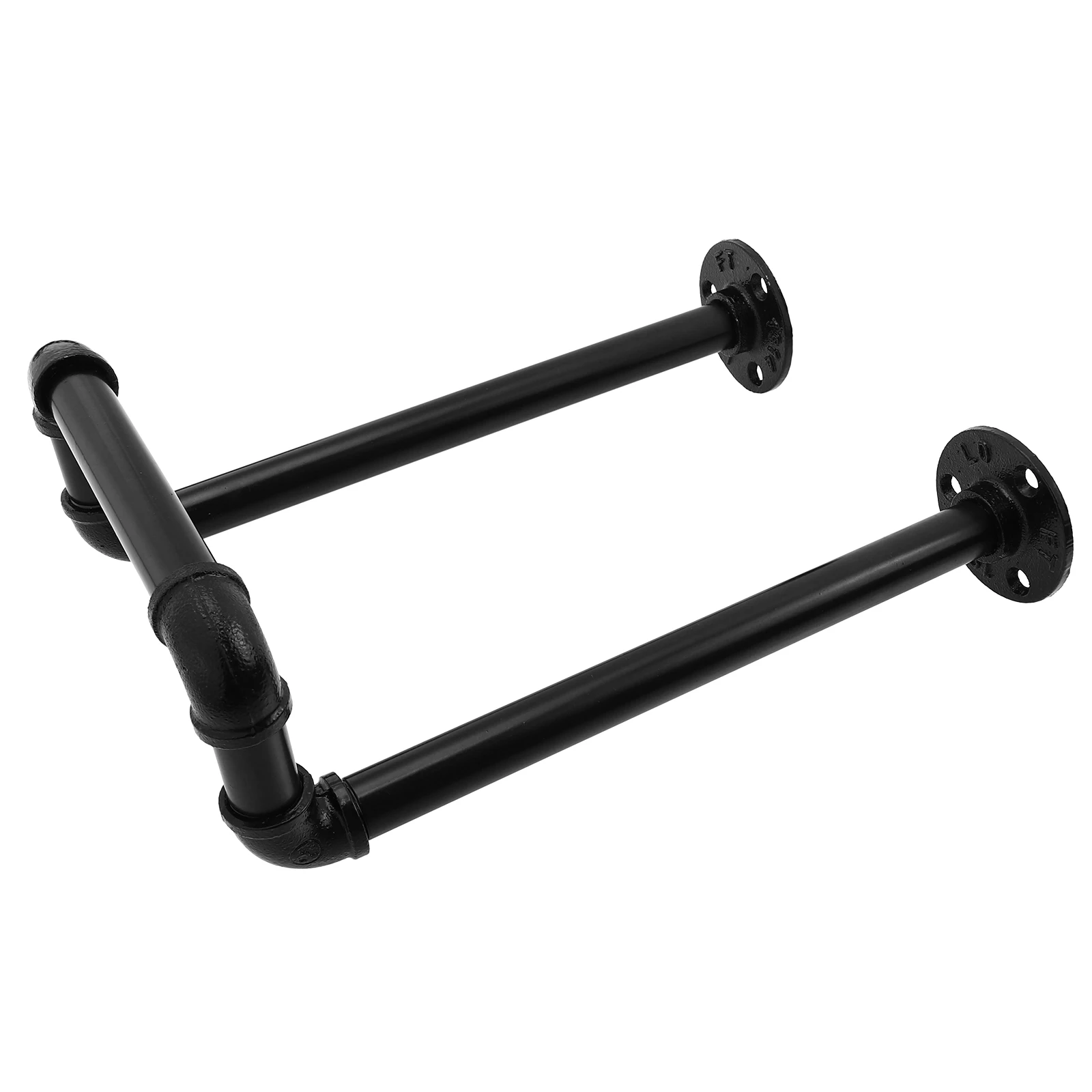 

Basketball Display Stand Industrial Pipe Shelving Wall Mounted Wall-mounted Black Iron