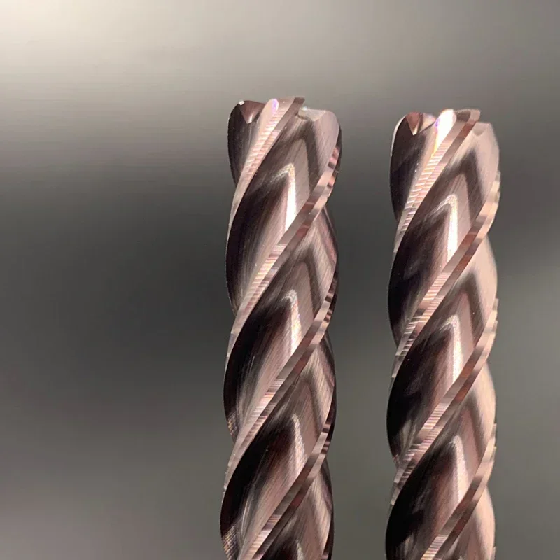 Fraise en Carbure de Tungstène à Rayon d'Angle CNC R Bull, Fraise Antarctique, Outil en Acier, R0.5 R1, 4 Cannelures, CSXW HRC62