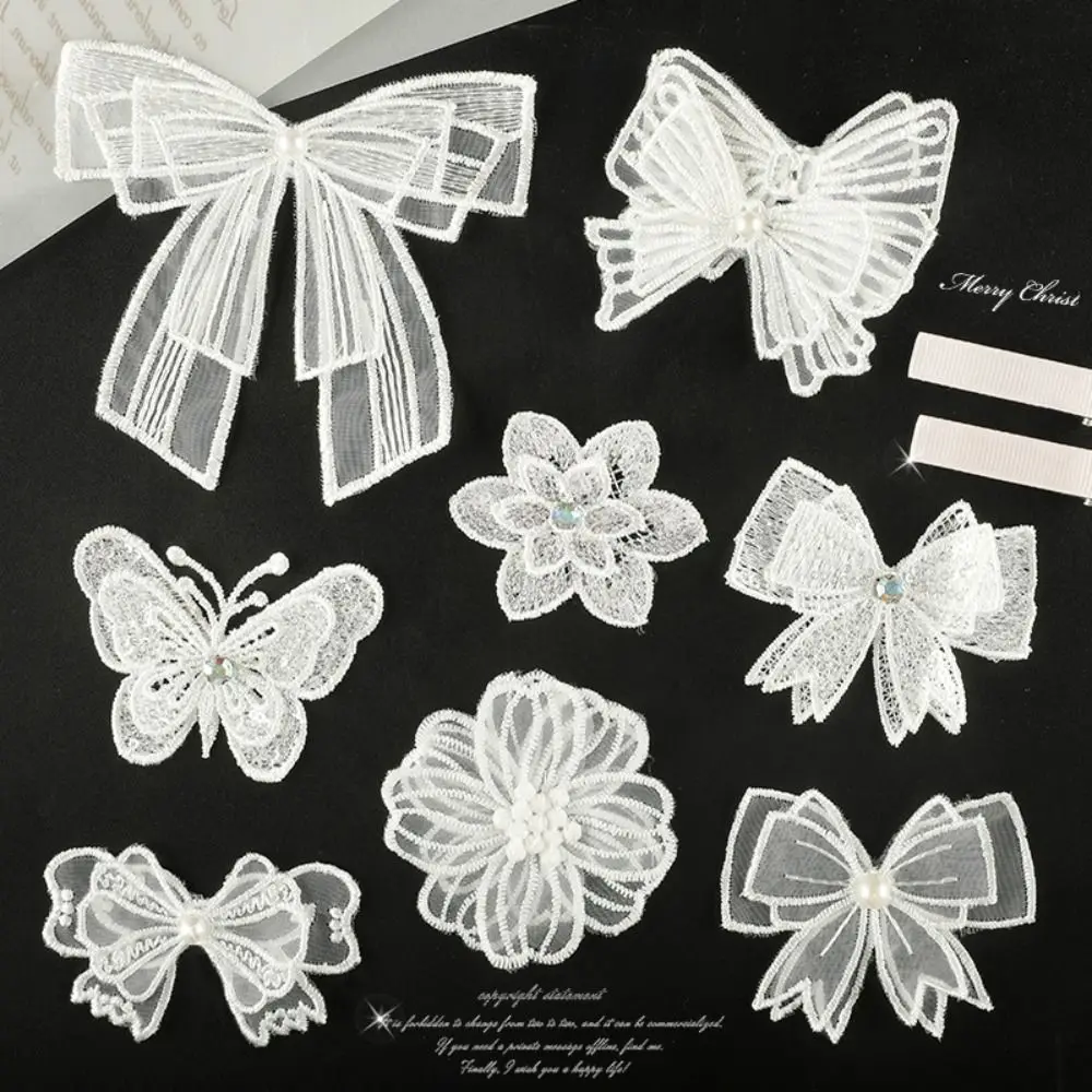 Embroidered Fabric Patch Special-shaped Clothing Patches Sew-on Embroidery Patch Heart Strawberry Clothing Badge Accessories