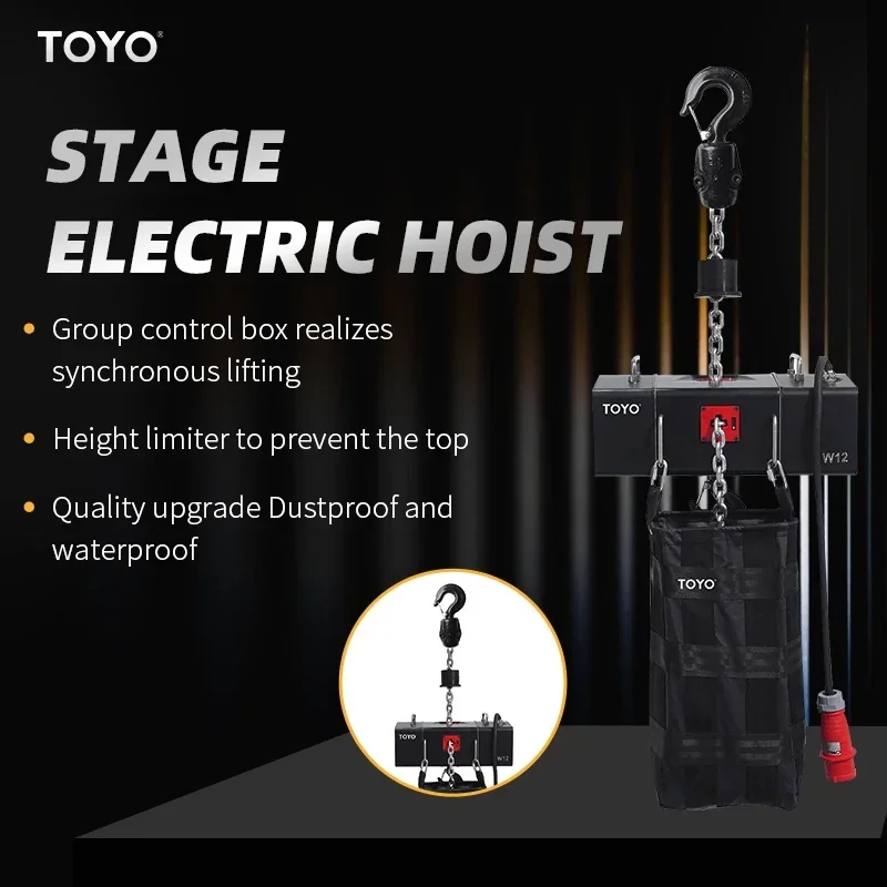 Toyo Produsen Cina Truss Lift Kontrol Nirkabel Panggung Hiburan Kerekan Rantai Listrik