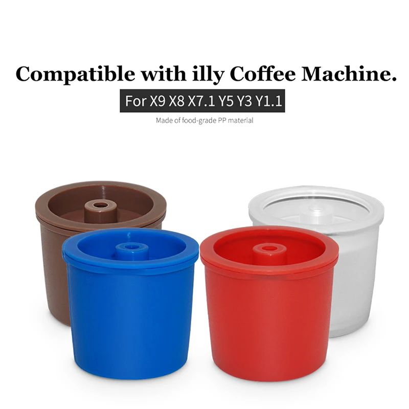 Refillable Capsule Coffee Cups Compatible Illy Machines Refill Coffee Filte【Homeclub】