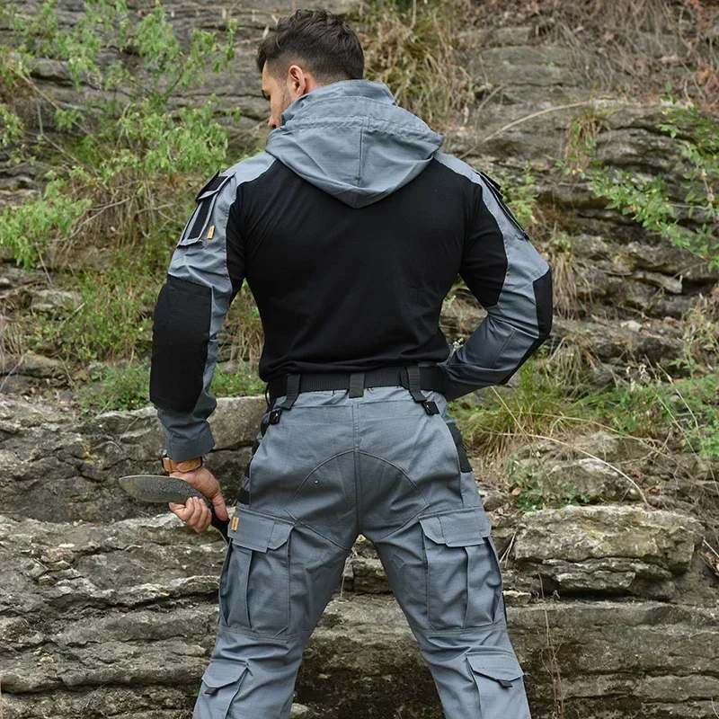 Camisa táctica camuflaje transpirable para senderismo y camping - imagen 4