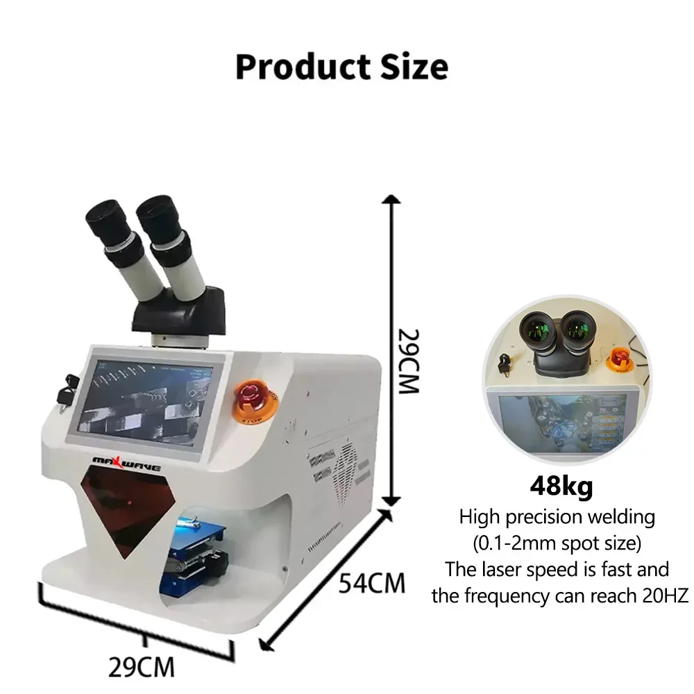 YAG Laser soudeuse par points Laser soudeuse par points 200W Mini bijoux Laser Machine de soudage 100J 160J bijoux Machine de soudage