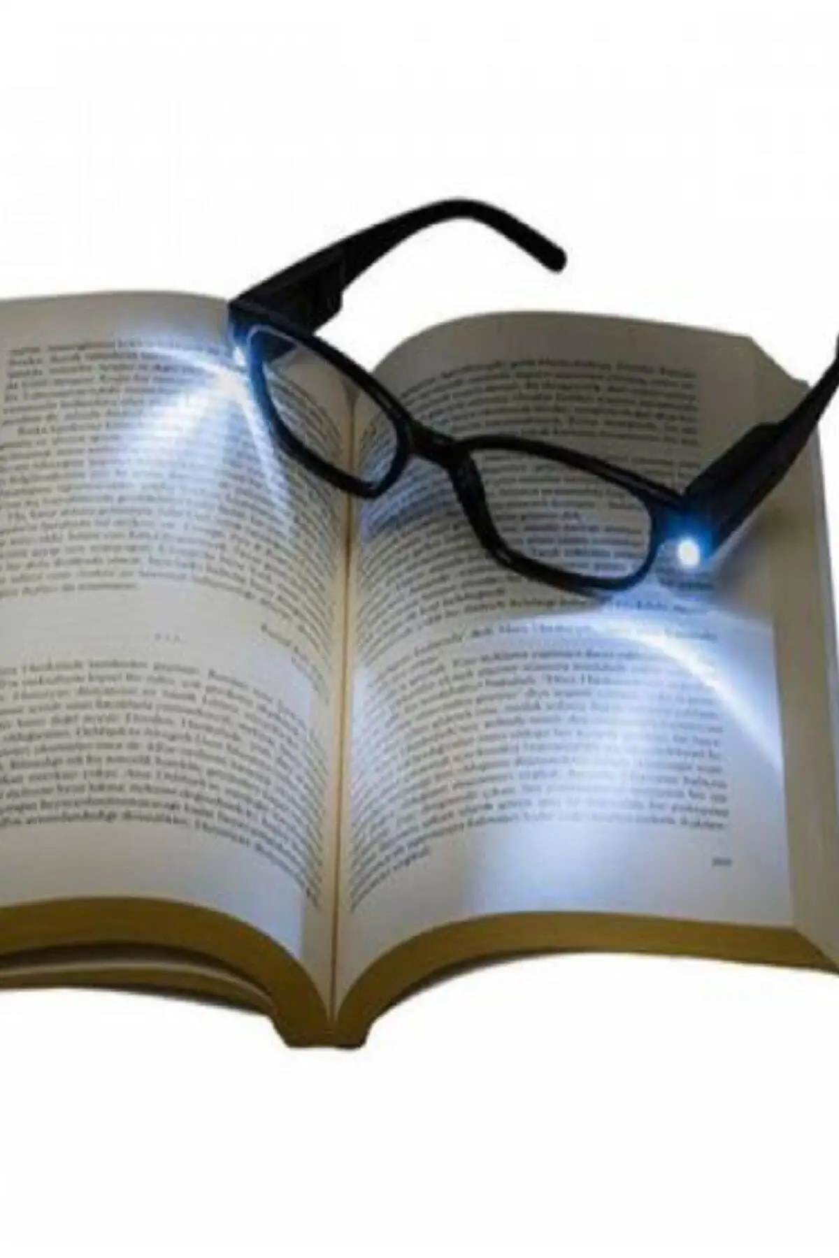 Led Lighted Book Reading Glasses Glassless Glasses light glasses night reading wearable technology education