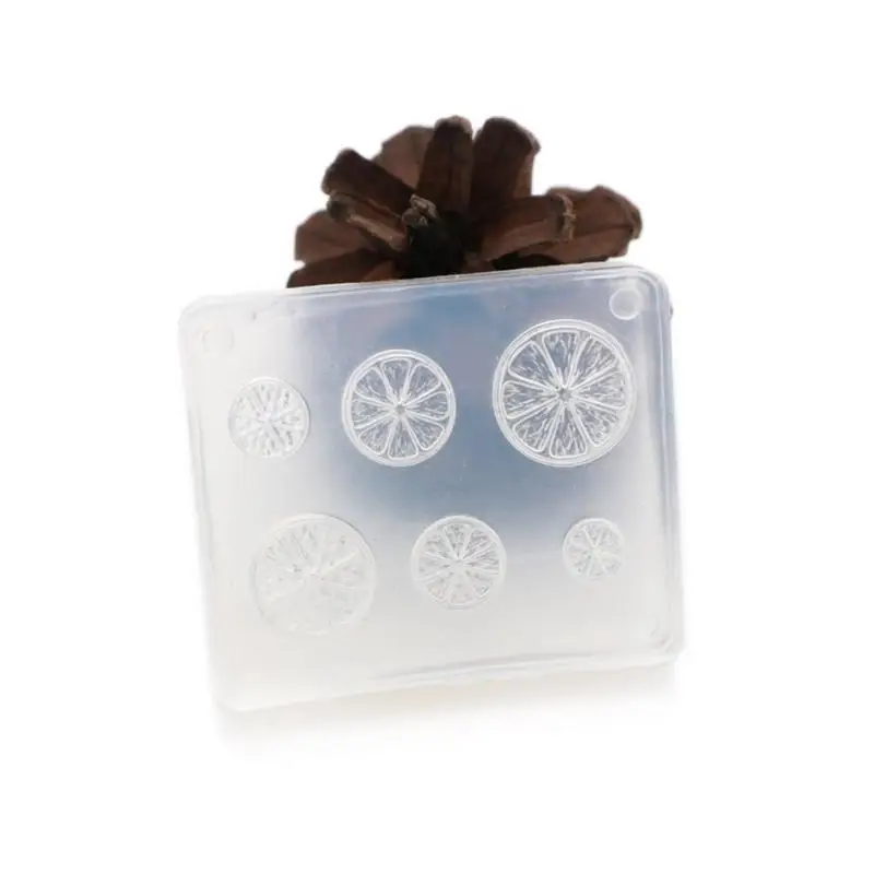 652F Delicate Lemon Slices Mold Reusable Silicone Molds for Decorative Crafts Handmade Jewelry Mould Phone Case Decoration