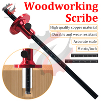 Woodworking European Style Scriber Blade Scribing Tool Scriber Carpentry Parallel Line Drawing Mortise Marking Gauge Scribe Tool