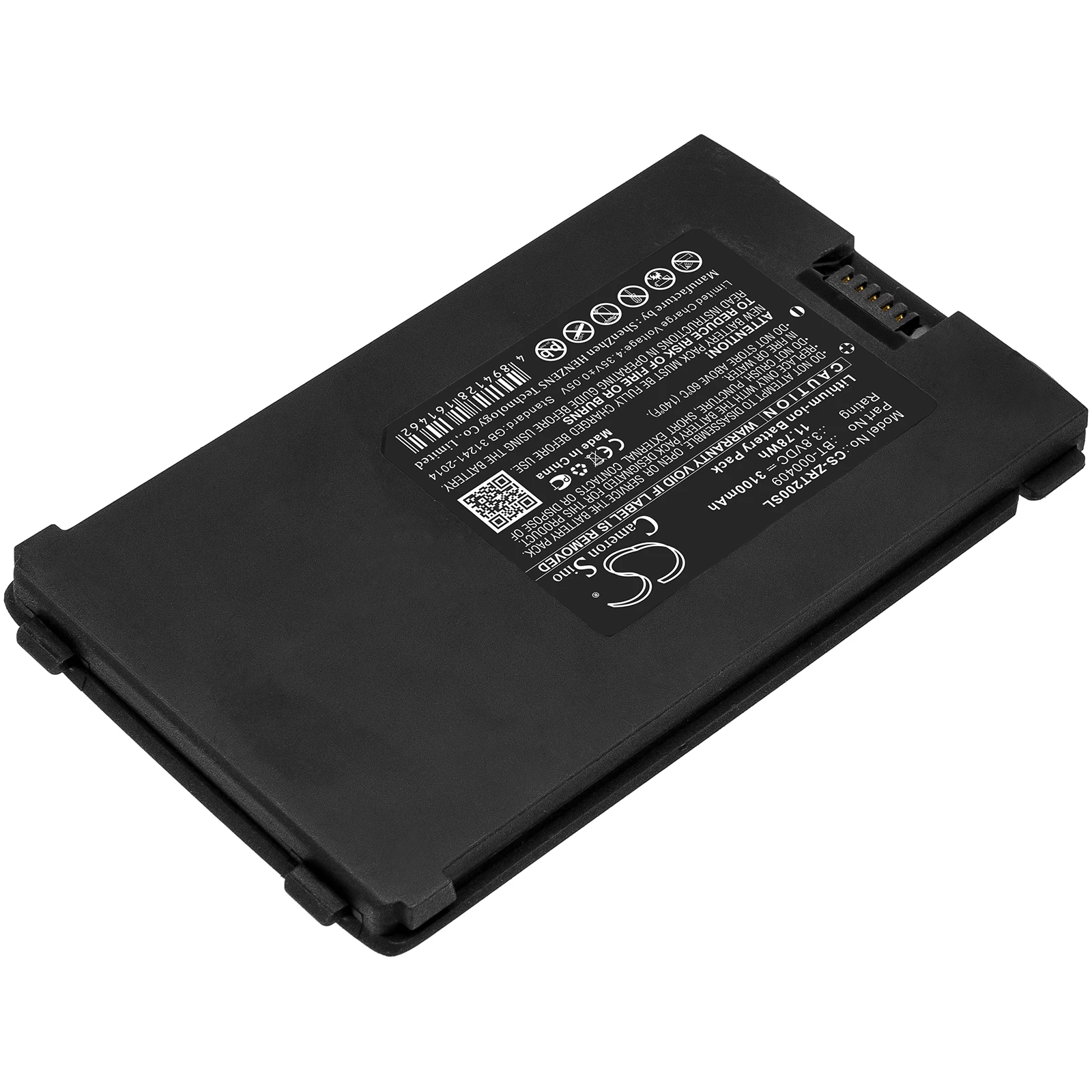 Cameron Sino 3100mAh Battery For Zebra BT-000409  BTRY-TC2X-1XMA1-01 TC2x