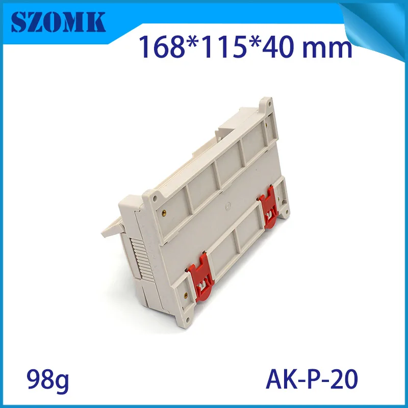 Kép 4: 1piece abs Alakítható Anyagias ligh Szürke színben enclosures Lárma Karfa Alakítható enclosures Lárma rial Loggia 168x115x40mm csipesz szomk esetben