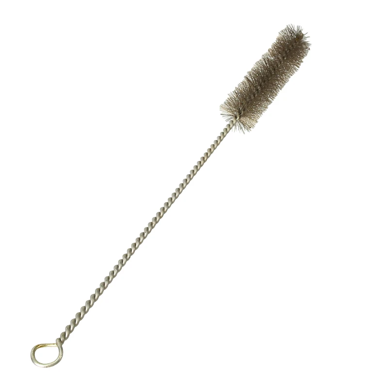 Wiederverwendbare Trinkhalm-Reinigungsbürste, Strohrohr, Rohrreiniger, Nylon-Stahl, langer Griff, Reinigungsbürsten für Strohhalme