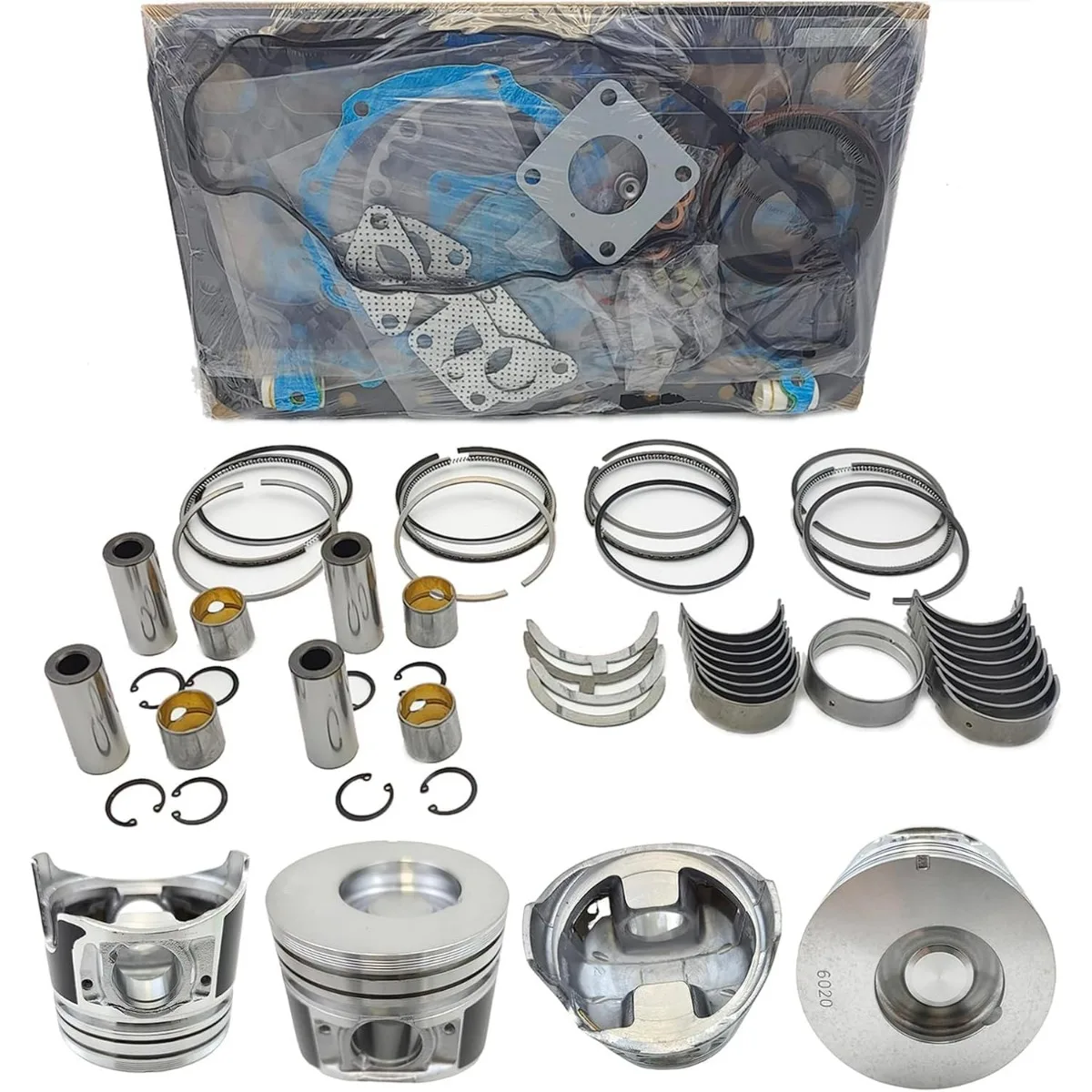 

4LE2 Engine Overhaul Rebuild Kit (No cylinder liner and valve) For Isuzu 4LE2 Engine Rebuild Kit Hitachi EX70-3 New Holland