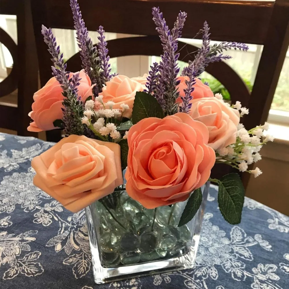 Vas Kubus Kaca Bening untuk Grosir, Tempat Lilin, 4x4x4 Inci, Aksen Bunga Elegan, Pot Tanaman, Terarium, Solusi Penyimpanan