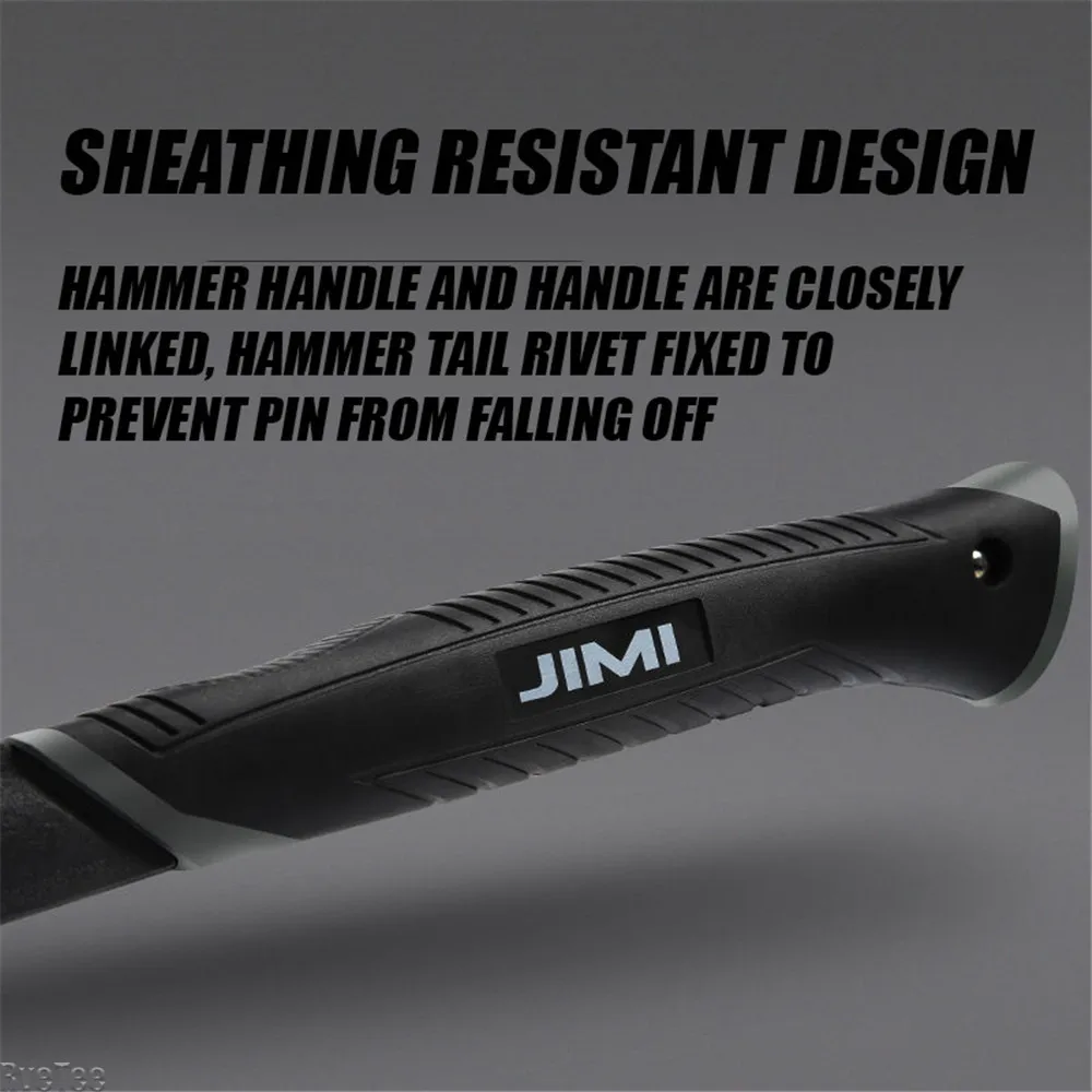 Imagem -04 - Jimi Claw Hammer para Homens Alta Dureza Moldagem Integrada com Magnético Presente Eletricista Carpinteiro Qualidade Superior