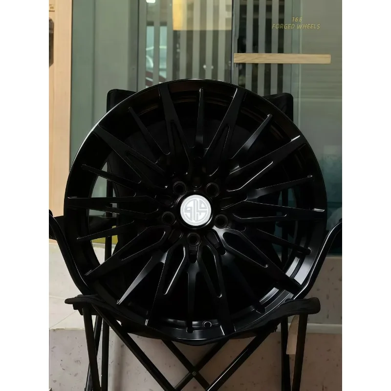 24 Inch Monoblock Forged Wheels Silver Transparent Brushed Alloy Rims Suitable for Avalon Camry Crown Luxury Car Wheel Hubs