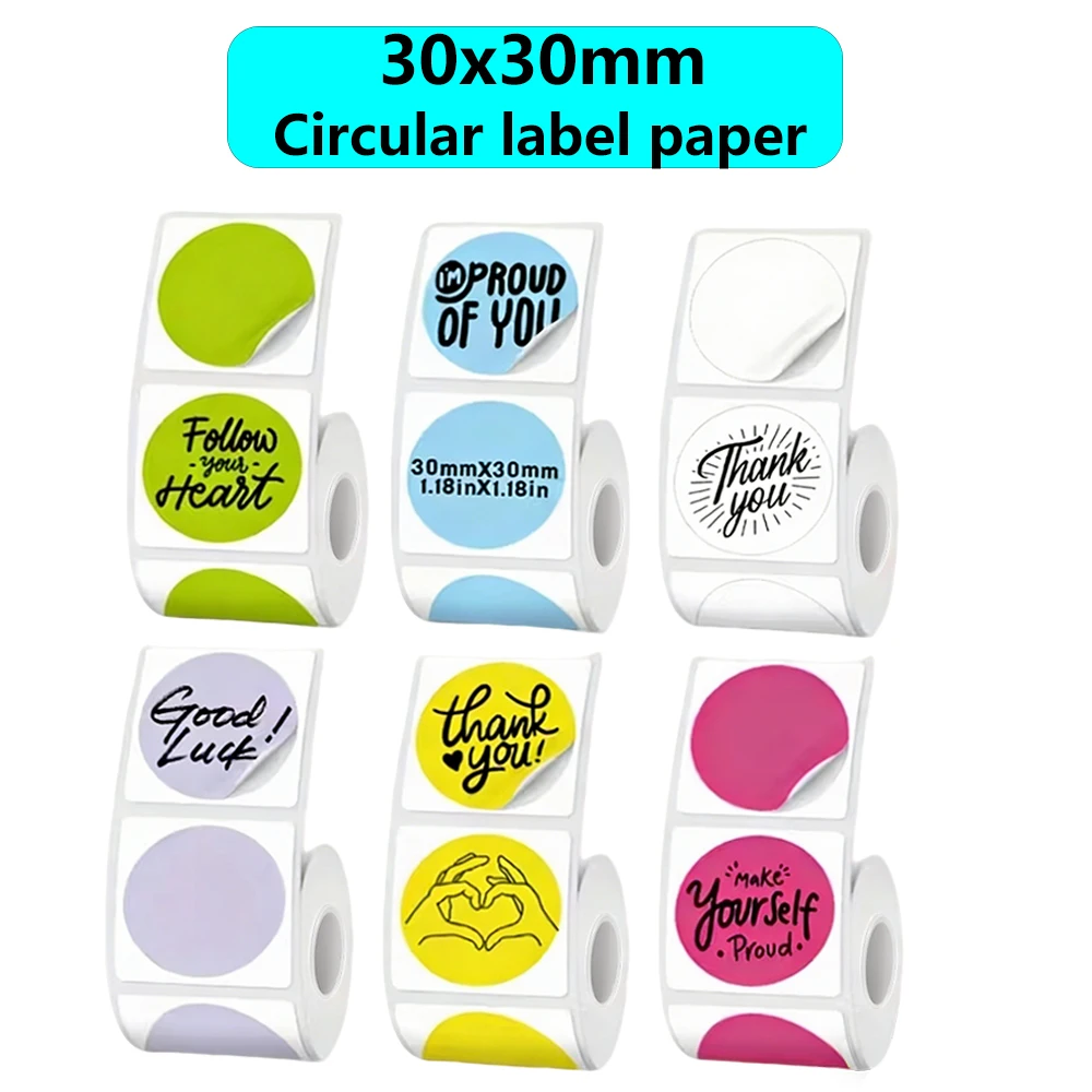 �y�Z�[�����z30mm ���M���x���V�[�� ���ȔS�� ���M�v�����^�[�p�� Phomemo M110 M220 M200 E210 P50 DETONG P1 WP9520�Ή�