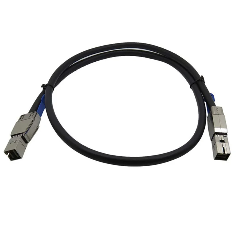 كابل نقل صغير SAS عالي الكثافة Mini SAS SFF-8644 إلى SFF-8644 كابل بيانات القرص الصلب الخارجي للخادم