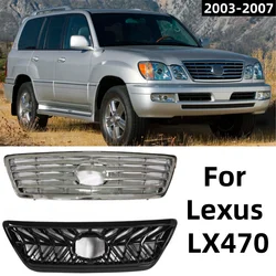 Bright black Front bumper grille For Lexus LX470 2003-2007