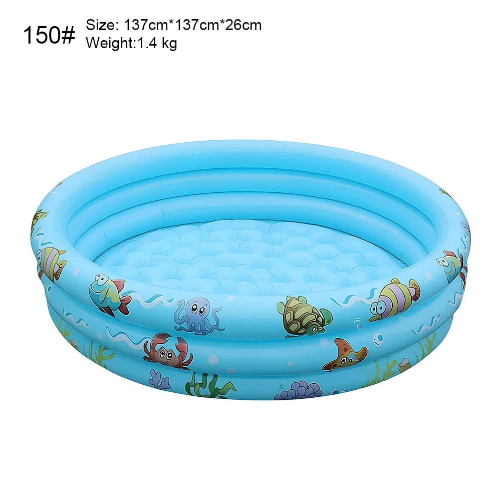3 Rings Inflatable Pool for Kids, Summer Fun