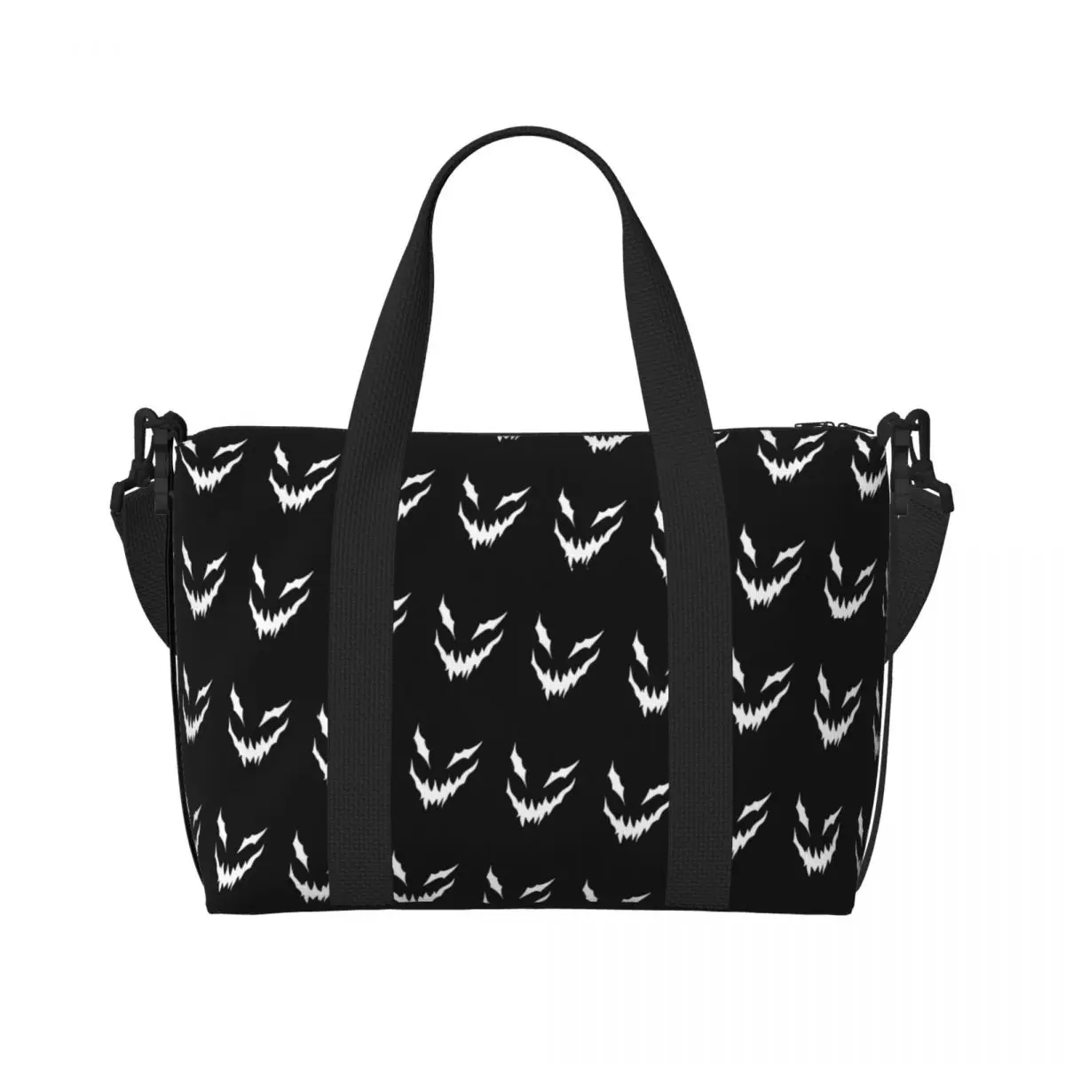 

Большая сумка-тоут Venom на заказ для женщин, сумка-шоппер на плечо с комиксами, пляжная дорожная сумка для спортзала