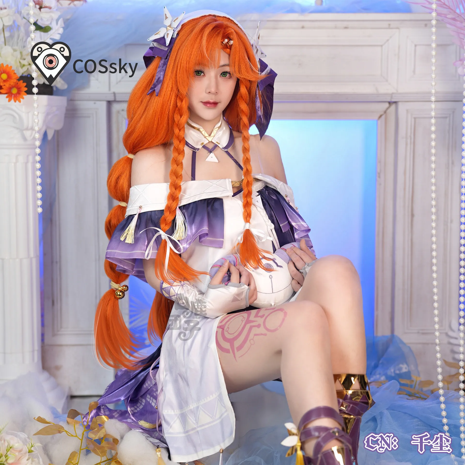 

Game Wuthering Waves Wuwa Sigrika S-XXXL Size Cosplay Costume Outfit Dress Women Carnival Halloween Anime Role Play Uniform Wig