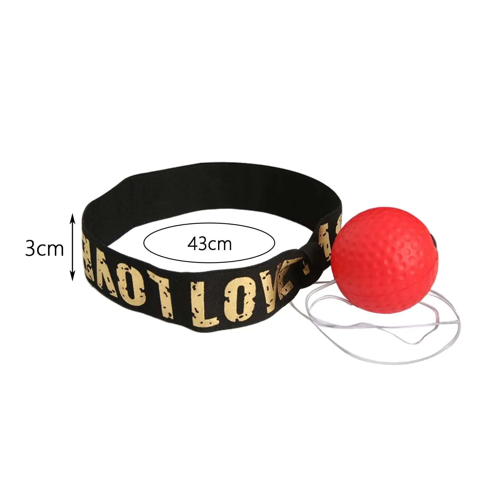 2x Boxing Ball Headband Mma Boxing Equipment Improve Reaction Speed Boxing Ball on Strings for Training, Punch, Sports,