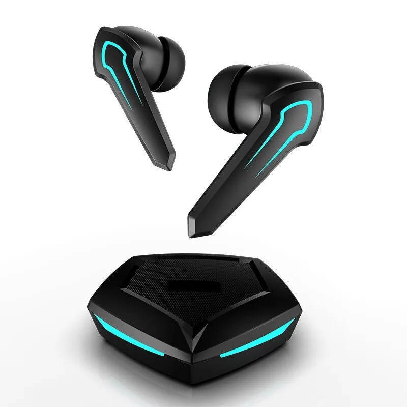 Auriculares inalámbricos TWS estéreo con LED para juegos, auriculares HiFi para Xiaomi Redmi Mi Huawei iPhone Samsung, auriculares universales con micrófono Bluetooth