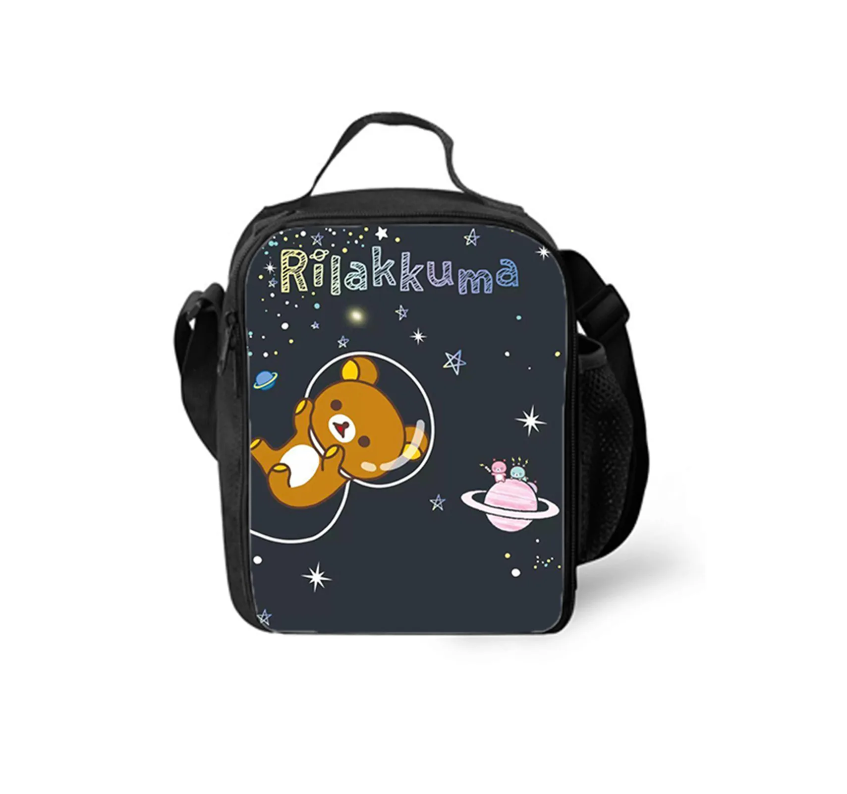 Unisex Children Rilakkuma Insulated Lunch Box-Reusable Lunch Bag-Classic Lunch Tote for Picnic