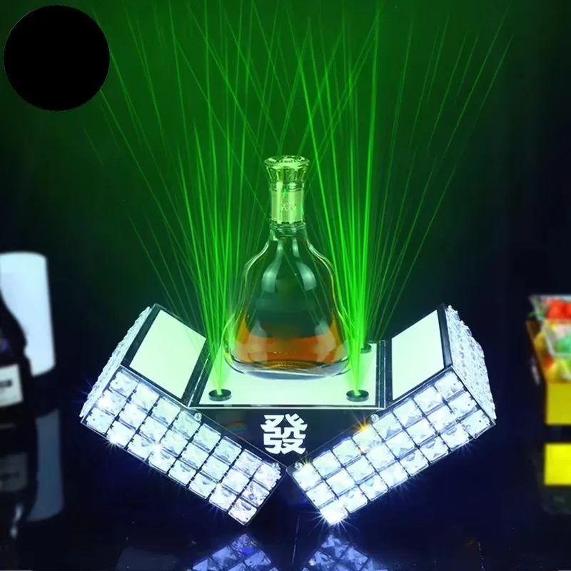 Premium Custom LED Liquor Display StandVIP Nightclub LED Bottle Service Display Stand Lighted Champagne Glorifier Presenter With